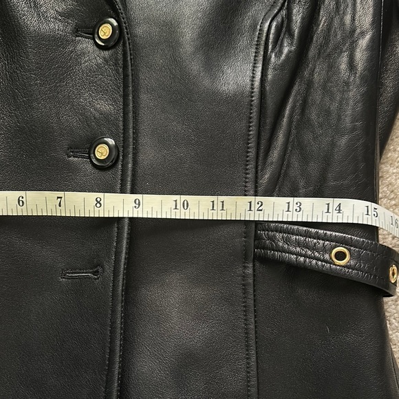 St. John Collection Embossed Soft Genuine Leather Gold Buckle Detail Women’s P - Picture 9 of 16